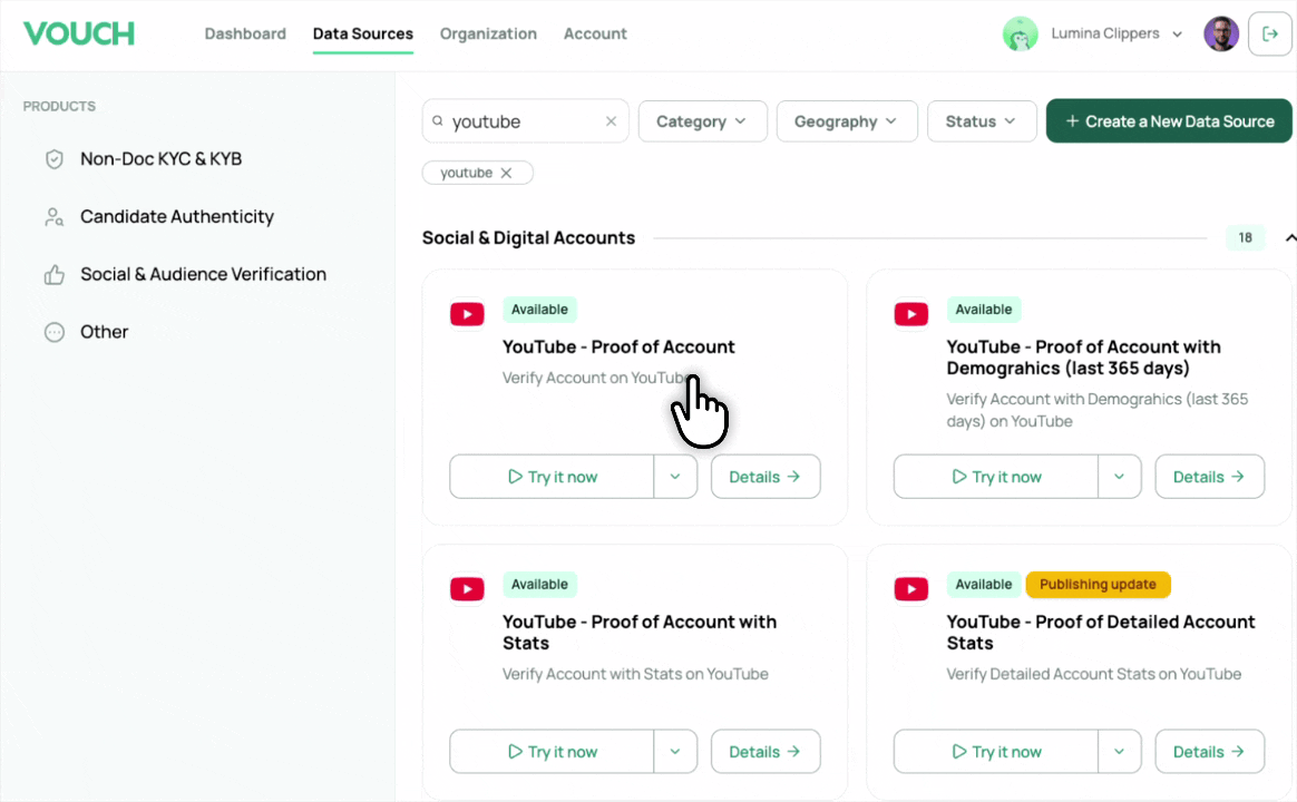 Testing webhooks from dashboard